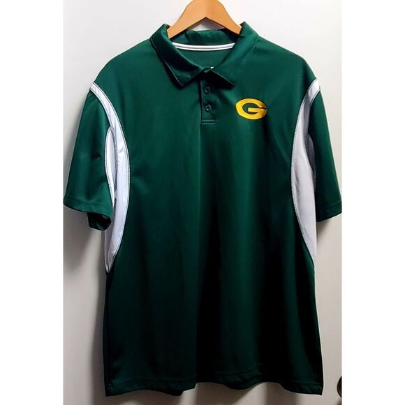 Holloway Green Bay Packers Football Men's Adult XL Polo Shirt Embroidered Logo - Picture 3 of 11